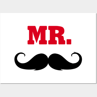 Mr. Mustache Posters and Art